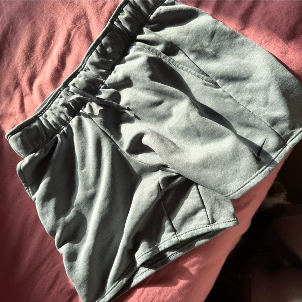 Grey Nike band shorts